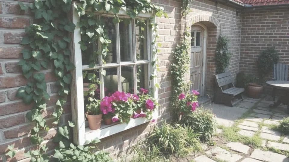 Stare okna w ogrodzie: Magiczne pomysły, które zachwycą każdego