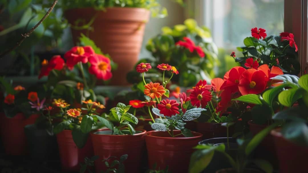 Czerwone kwiaty doniczkowe - TOP gatunki do uprawy w domu