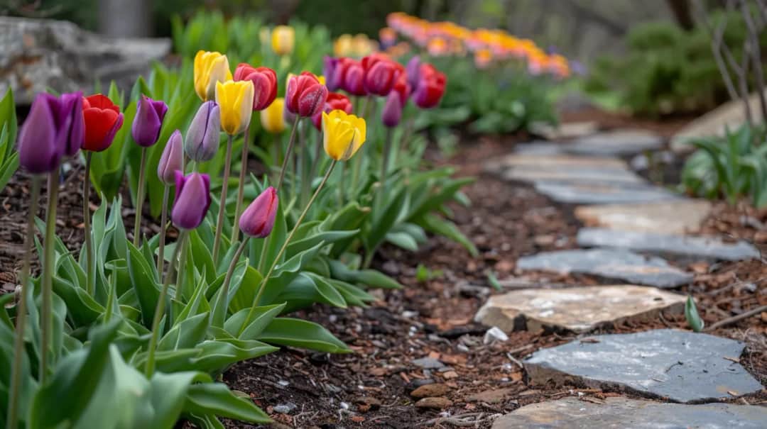 Tulipany aranżacje w ogrodzie - jak tworzyć piękne kompozycje?